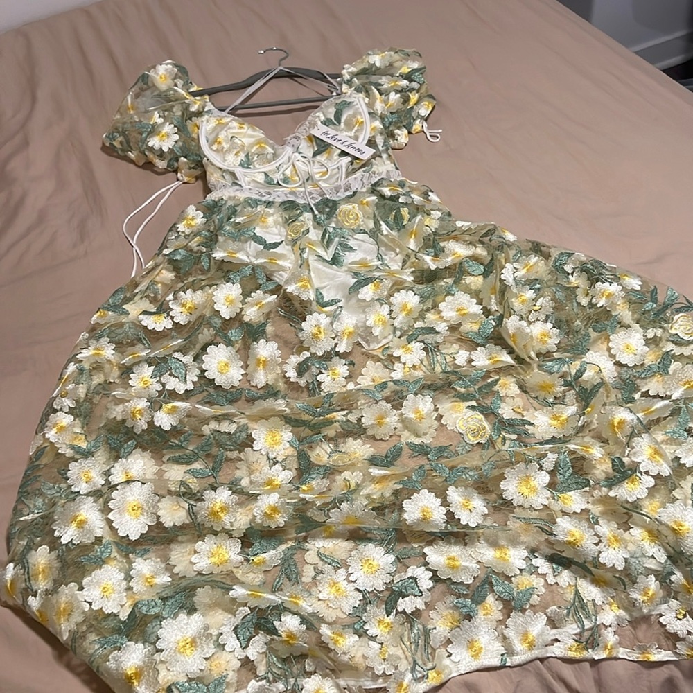 For Love and Lemons floral dress